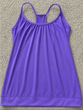 lululemon athletica Violet Racerback Tank with Shelf Bra